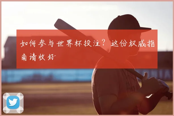 如何参与世界杯投注？这份权威指南请收好